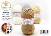 OVILLO HILO ISABELLA MEDIANO 100G ISABELLA 纱线